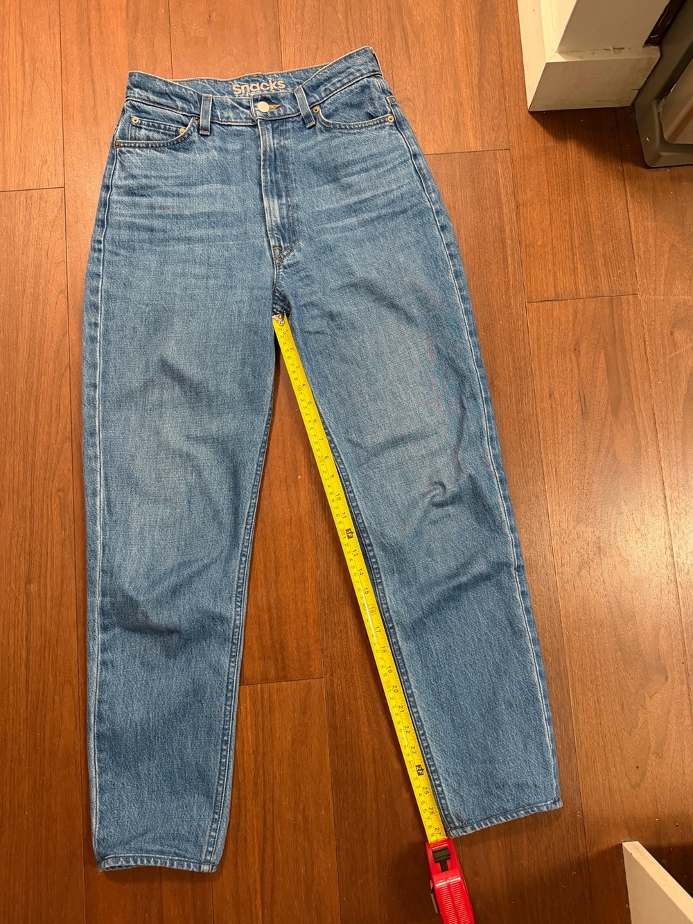 MOTHER SNACKS High Waisted Twizzy Skimp Jeans Delicious Memories size 26